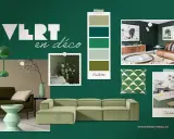 Moodboard déco vert : quelle couleur va bien avec le vert clair ? Inspiration salon, cuisine, palette de couleurs.