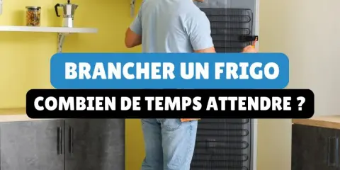 Un homme branche un frigo. Combien de temps attendre avant de le mettre en marche après un transport couché ?
