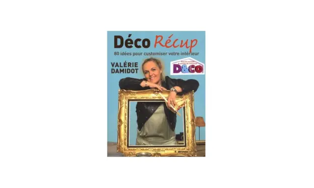 Valérie Damidot, icône de la déco, présente son livre "Déco Récup" avec 80 idées pour personnaliser votre intérieur.
