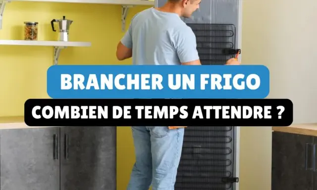 Un homme branche un frigo. Combien de temps attendre avant de le mettre en marche après un transport couché ?
